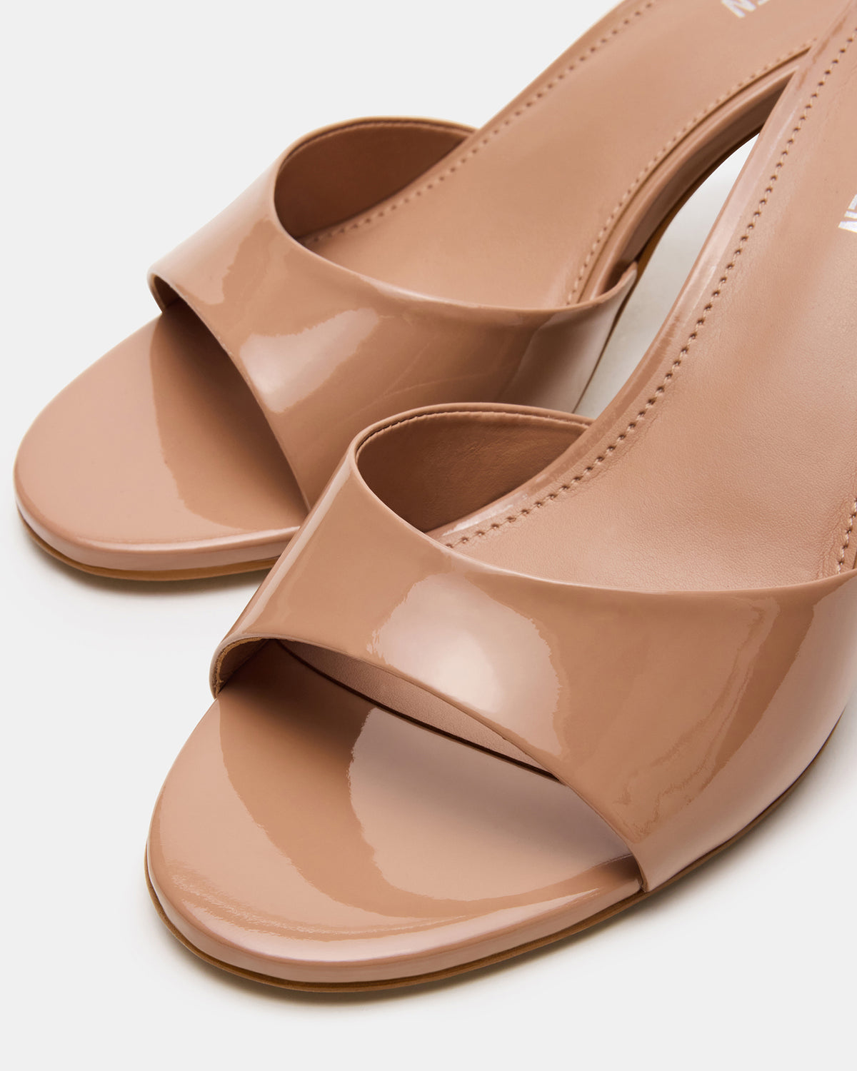 KENDRIX Blush Leather Women's Mule Heel | Steve Madden