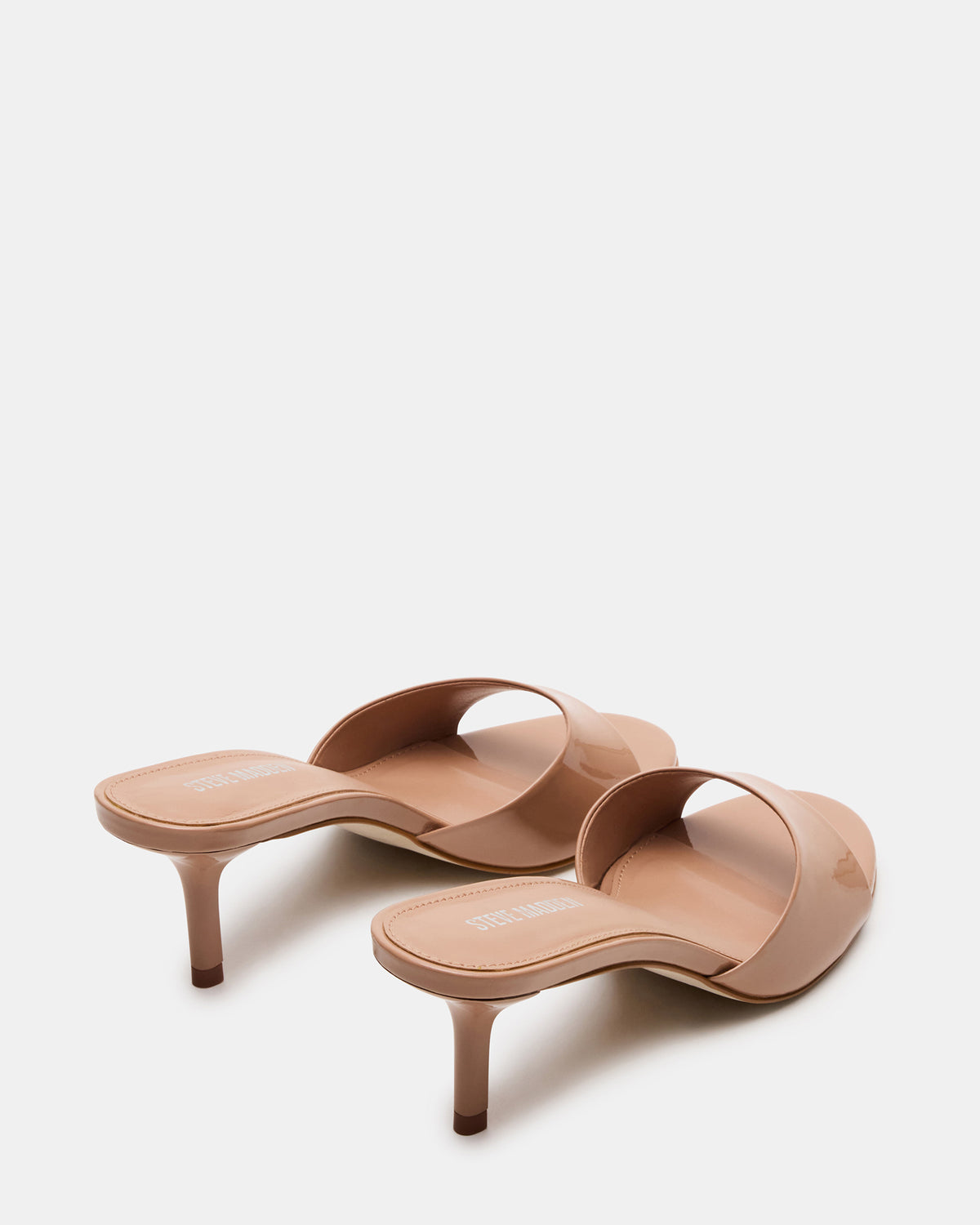 KENDRIX Blush Leather Women's Mule Heel | Steve Madden