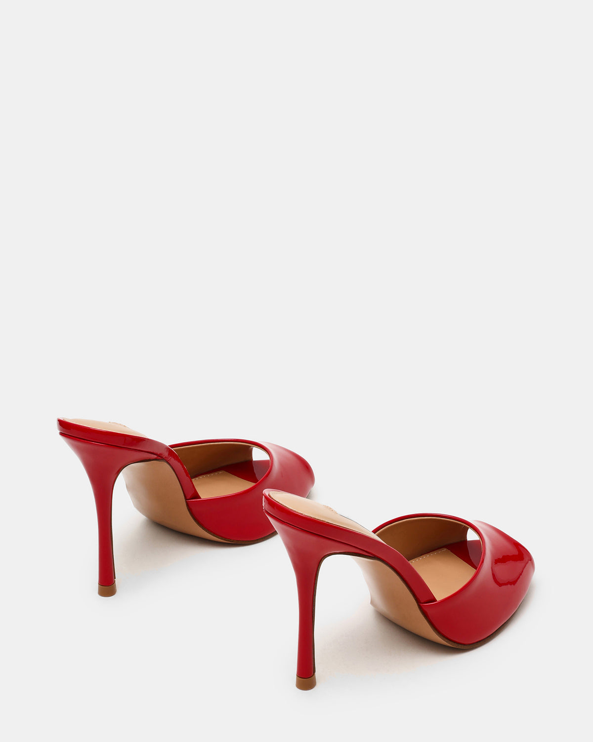 PRIYA Red Patent Mule Women's Heel | Steve Madden