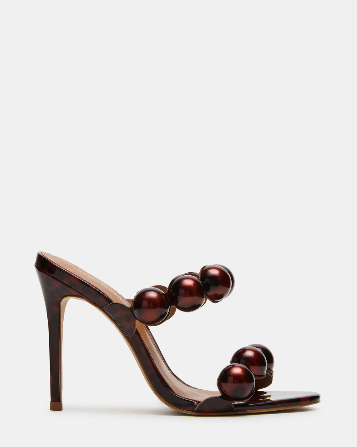 SATURN Beads Tortoise Stiletto Mule Women's Heel | Steve Madden