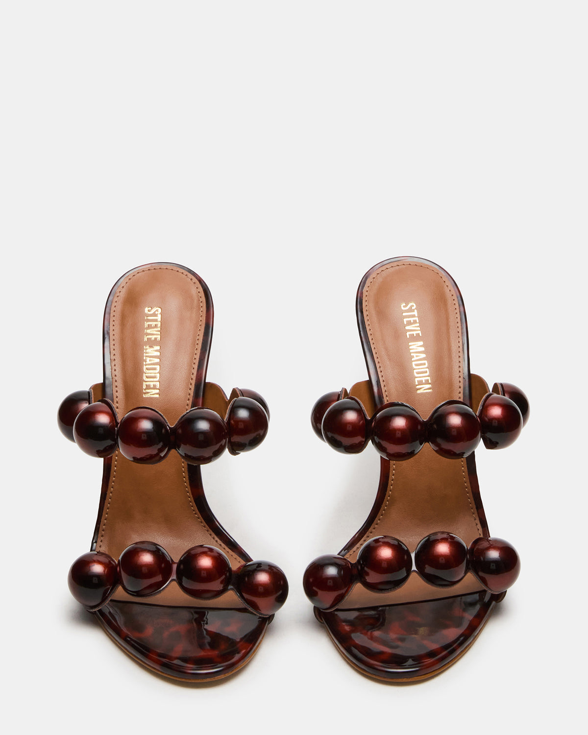 SATURN Beads Tortoise Stiletto Mule Women's Heel | Steve Madden