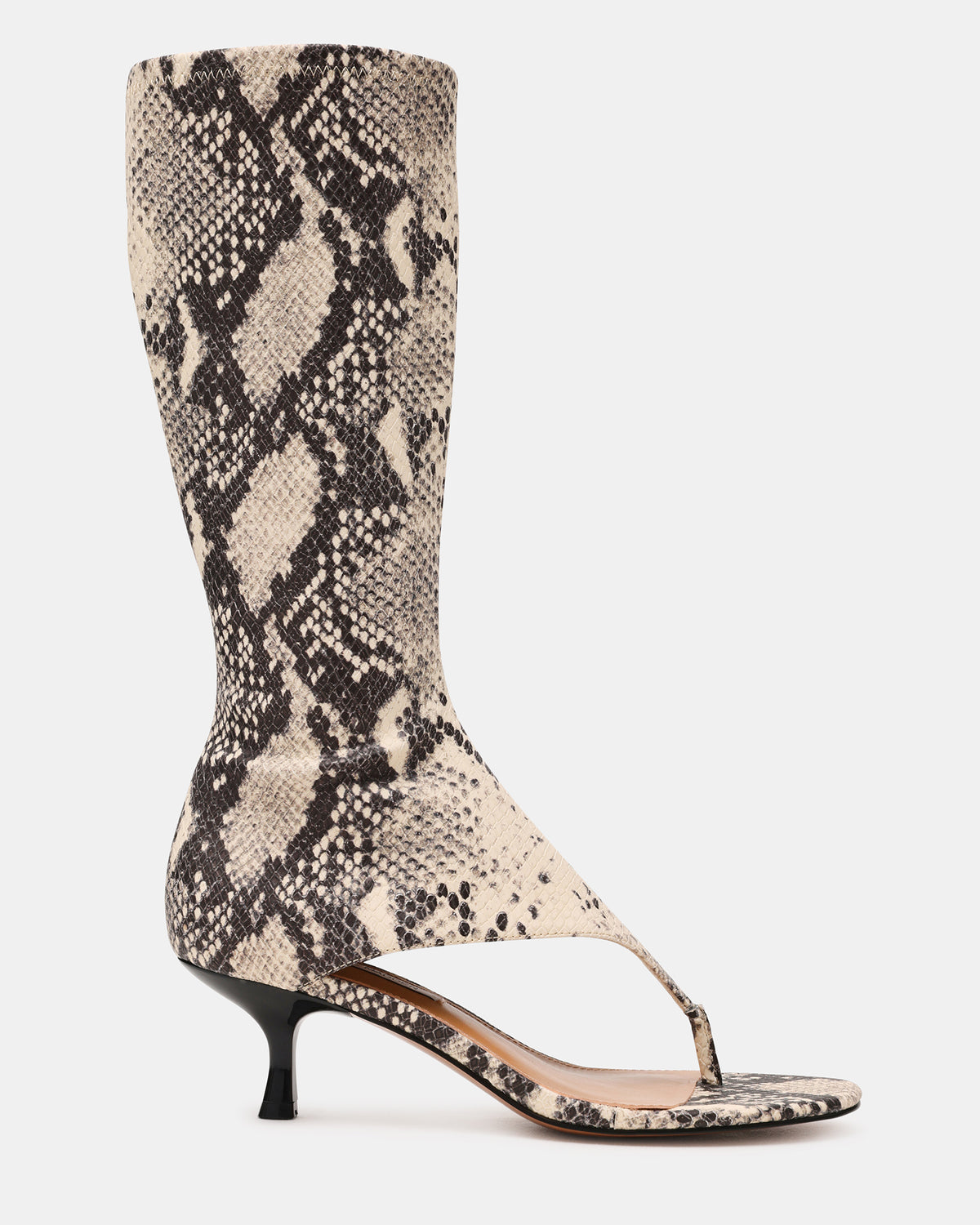 RELENTLESS Snake Thong Open-Toe Boot Shaft Women's Heel | Steve Madden