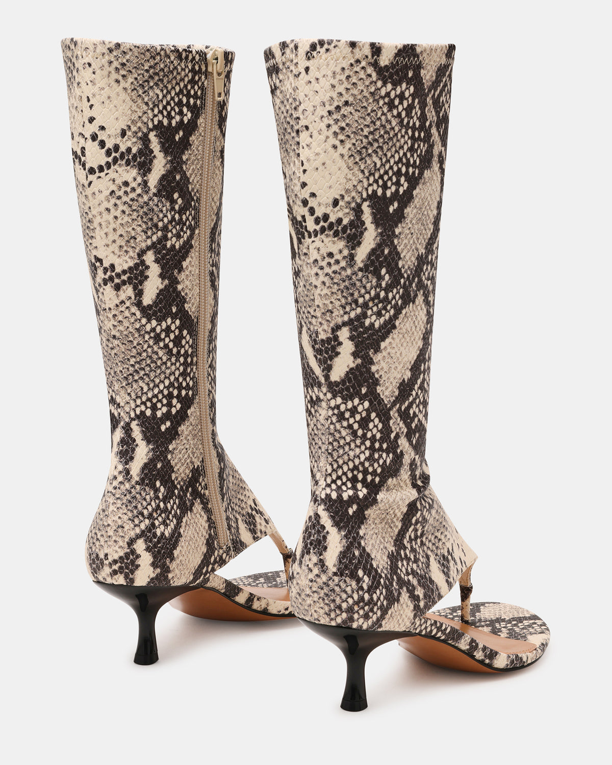 RELENTLESS Snake Thong Open-Toe Boot Shaft Women's Heel | Steve Madden