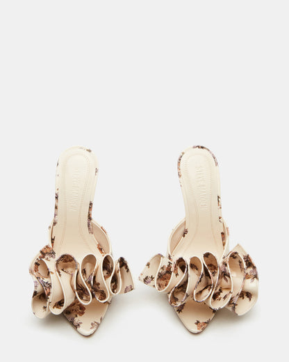 AFFINITY Floral Women's Multi Pointed-Toe Stiletto Mule Heel | Steve Madden