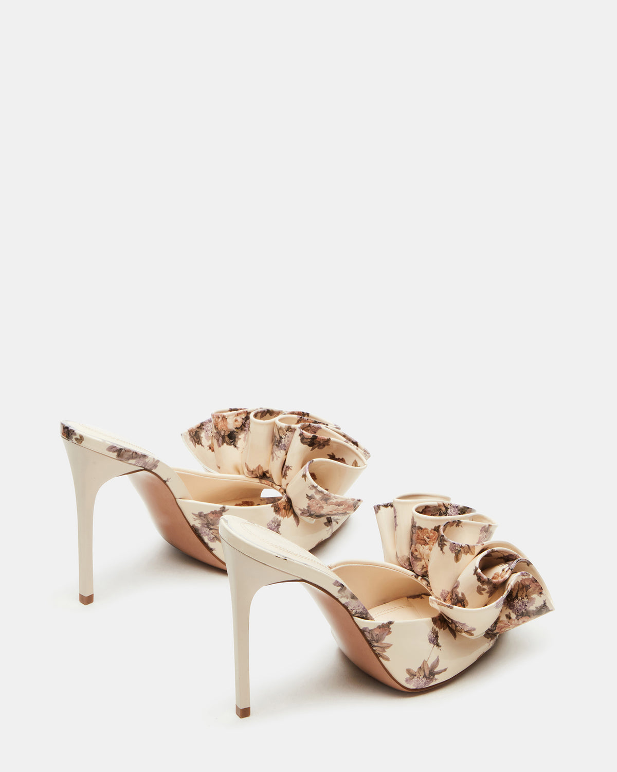 AFFINITY Floral Women's Multi Pointed-Toe Stiletto Mule Heel | Steve Madden