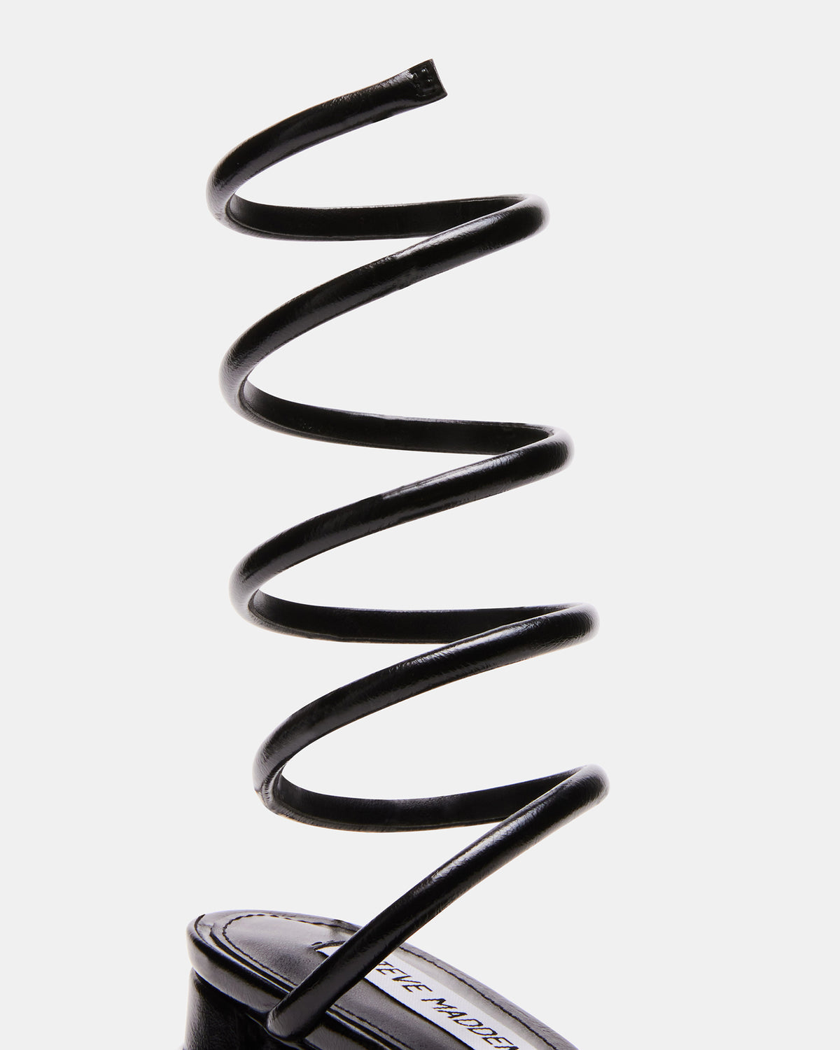 LOPEZ Black Women's Square Toe Strappy Heel | Steve Madden