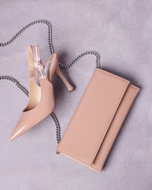 BRI HEEL AND JULIANA BAG BLUSH PATENT BUNDLE | Matching Shoe And Bag | Steve Madden