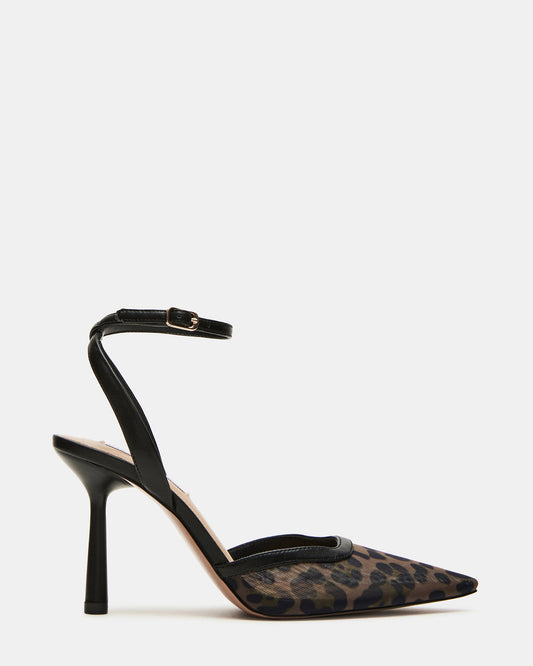 ALLIANCE Mesh Leopard Pointed-Toe Pump Women's Heel | Steve Madden