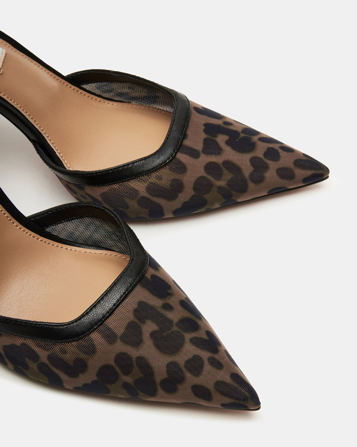 ALLIANCE Mesh Leopard Pointed-Toe Pump Women's Heel | Steve Madden