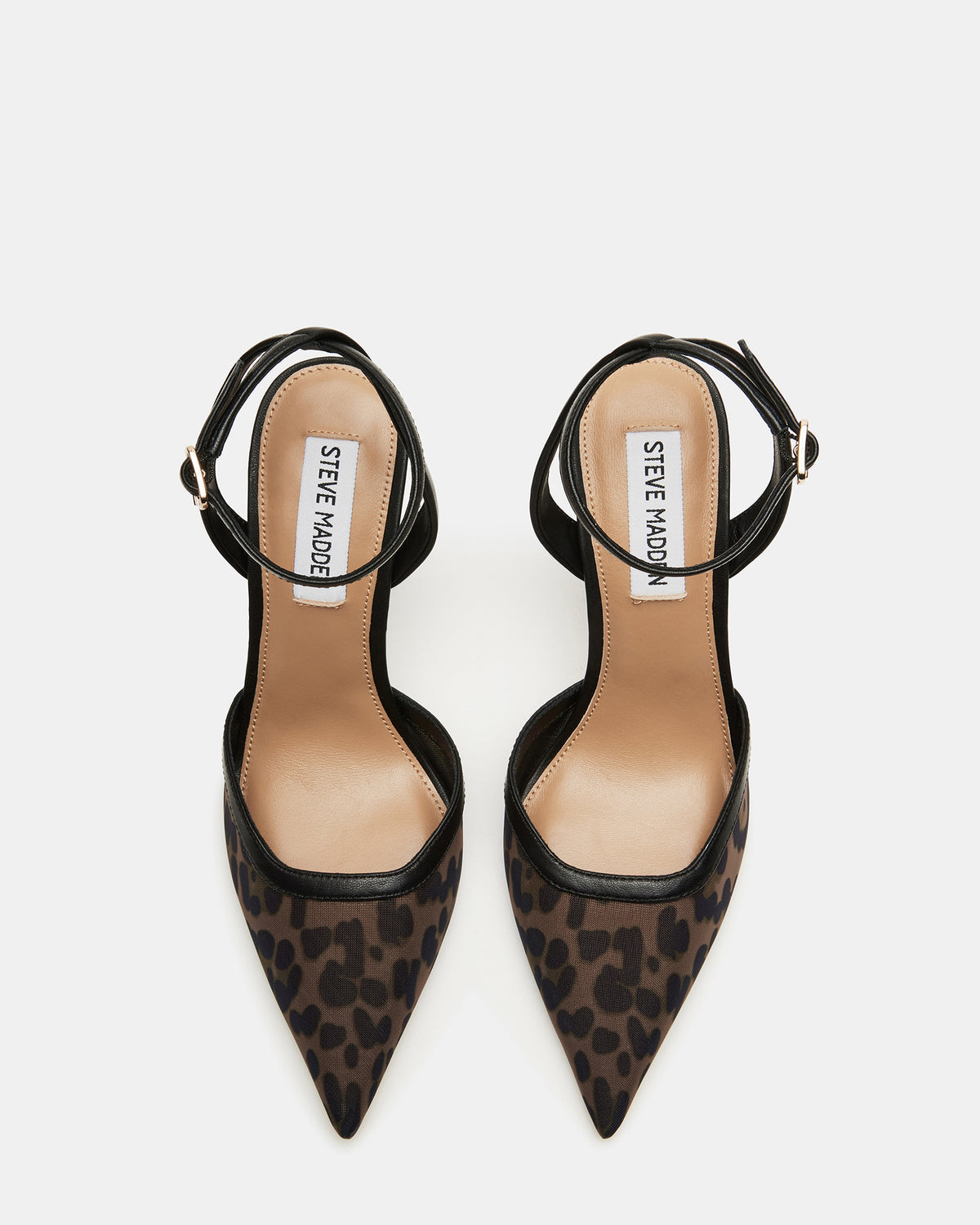 ALLIANCE Mesh Leopard Pointed-Toe Pump Women's Heel | Steve Madden