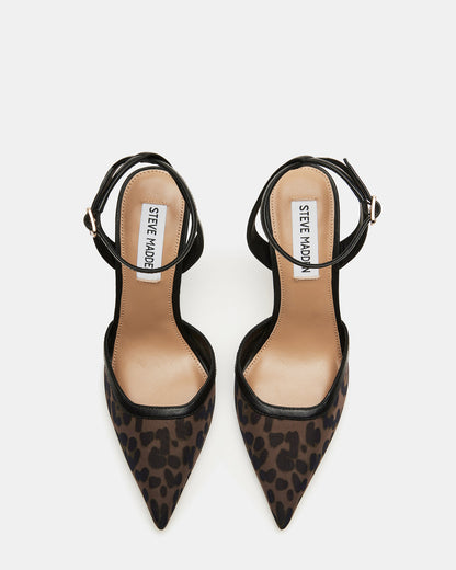 ALLIANCE Mesh Leopard Pointed-Toe Pump Women's Heel | Steve Madden