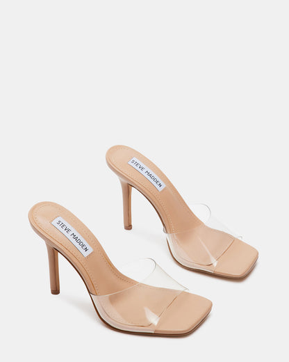 SIGNAL Clear Women's Designer Tall Stiletto Heels | Steve Madden