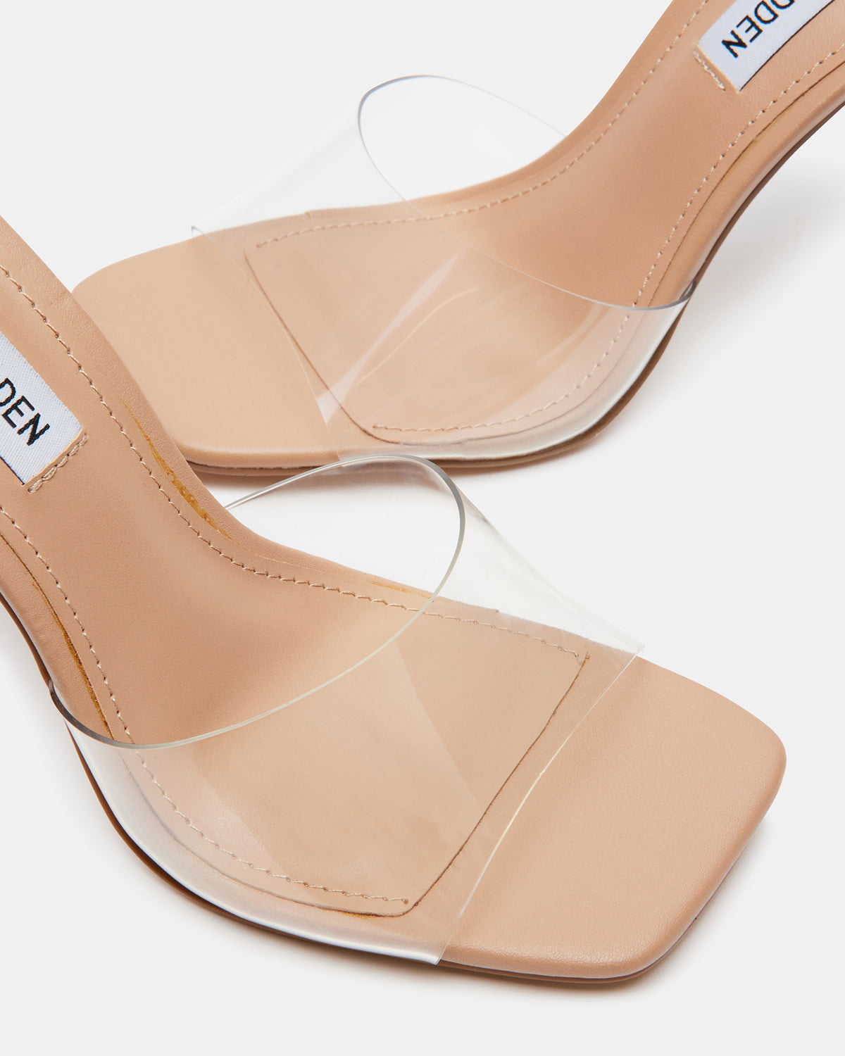 SIGNAL Clear Women's Designer Tall Stiletto Heels | Steve Madden
