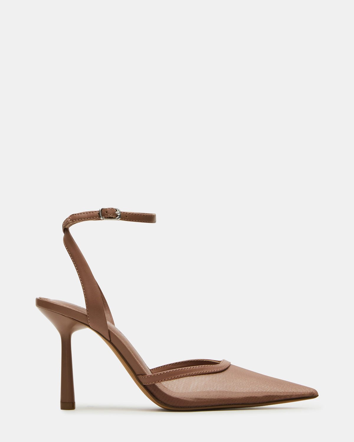 ALLIANCE Mesh Mocha Pointed-Toe Pump Women's Heel | Steve Madden