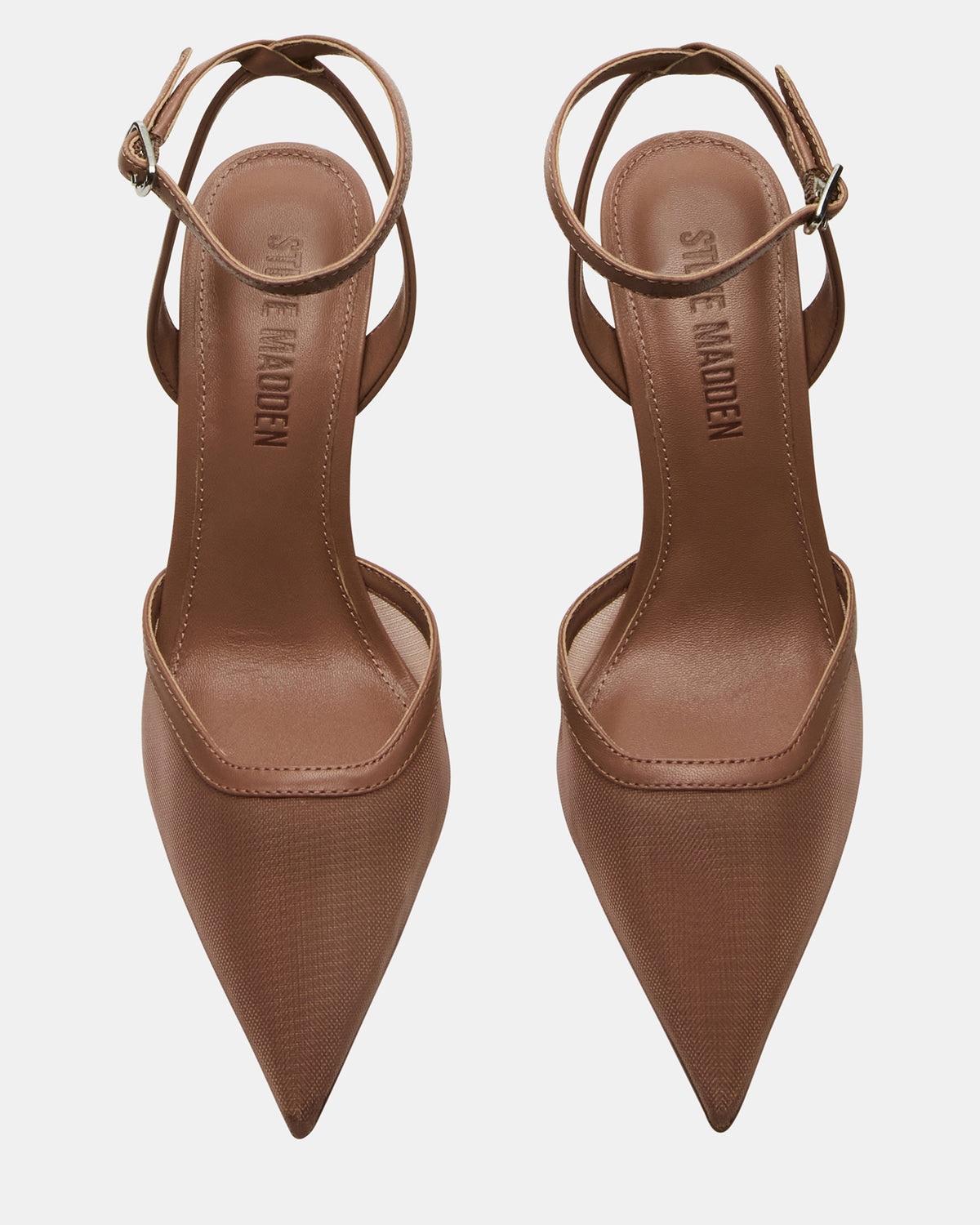 ALLIANCE Mesh Mocha Pointed-Toe Pump Women's Heel | Steve Madden