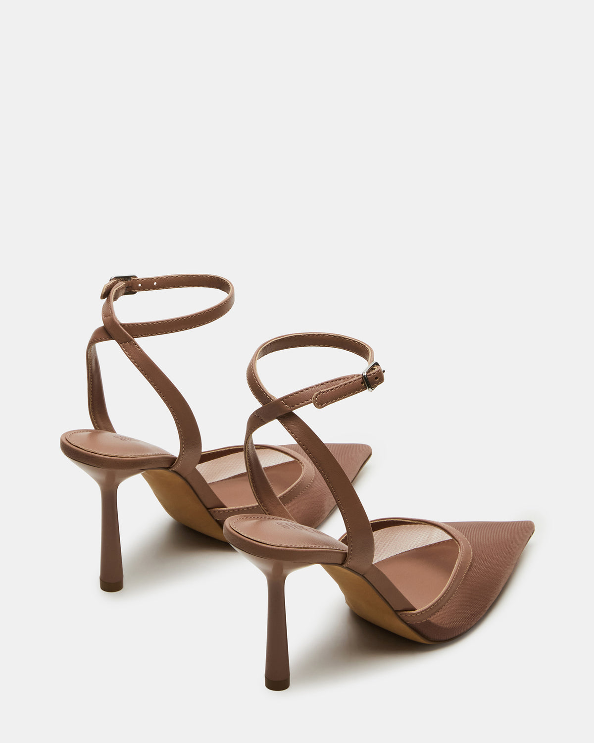 ALLIANCE Mesh Mocha Pointed-Toe Pump Women's Heel | Steve Madden