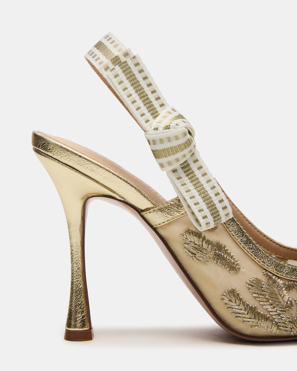 BRI Gold Multi Slingback Pump Women's Heel | Steve Madden