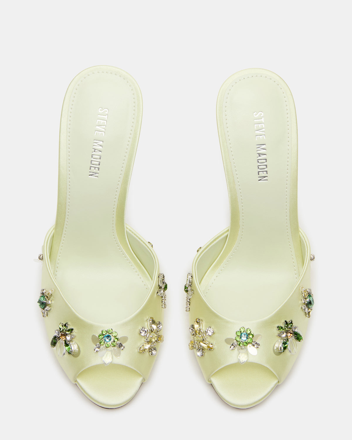 PRIYA Butter Yellow Stones Mule Women's Heel | Steve Madden