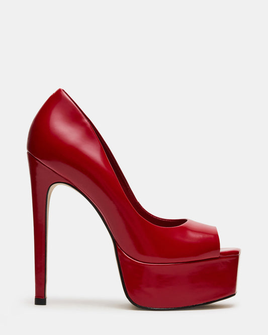 IVES Red Box Platform Square-Toe Stiletto Women's Heel | Steve Madden
