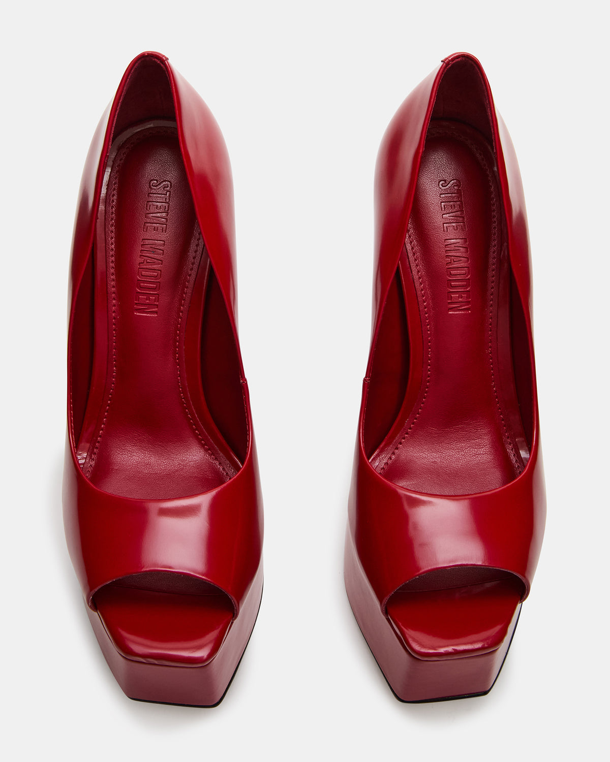 IVES Red Box Platform Square-Toe Stiletto Women's Heel | Steve Madden