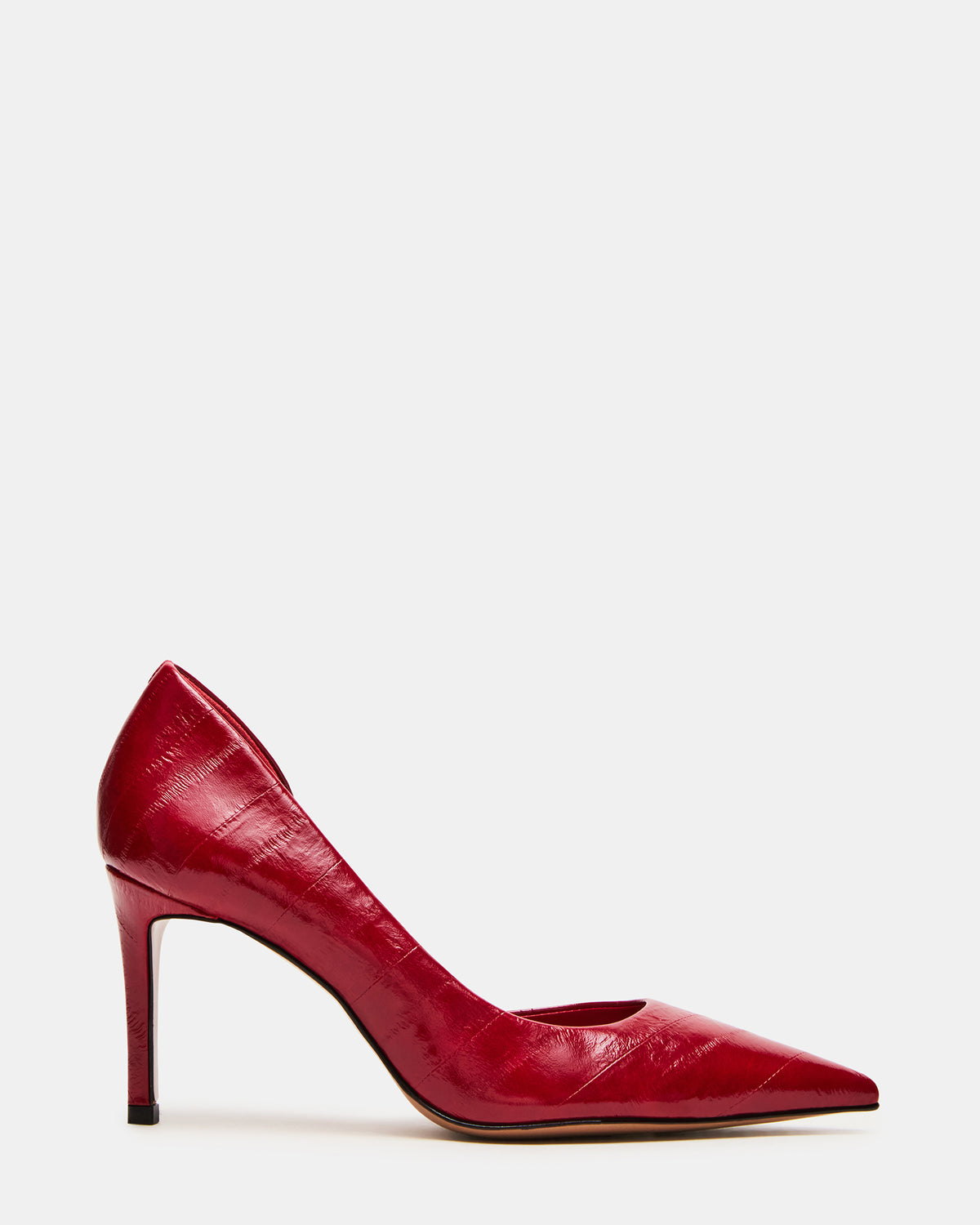 NULA Red Eeel Pointed-Toe Stiletto Pump Women's Heel | Steve Madden