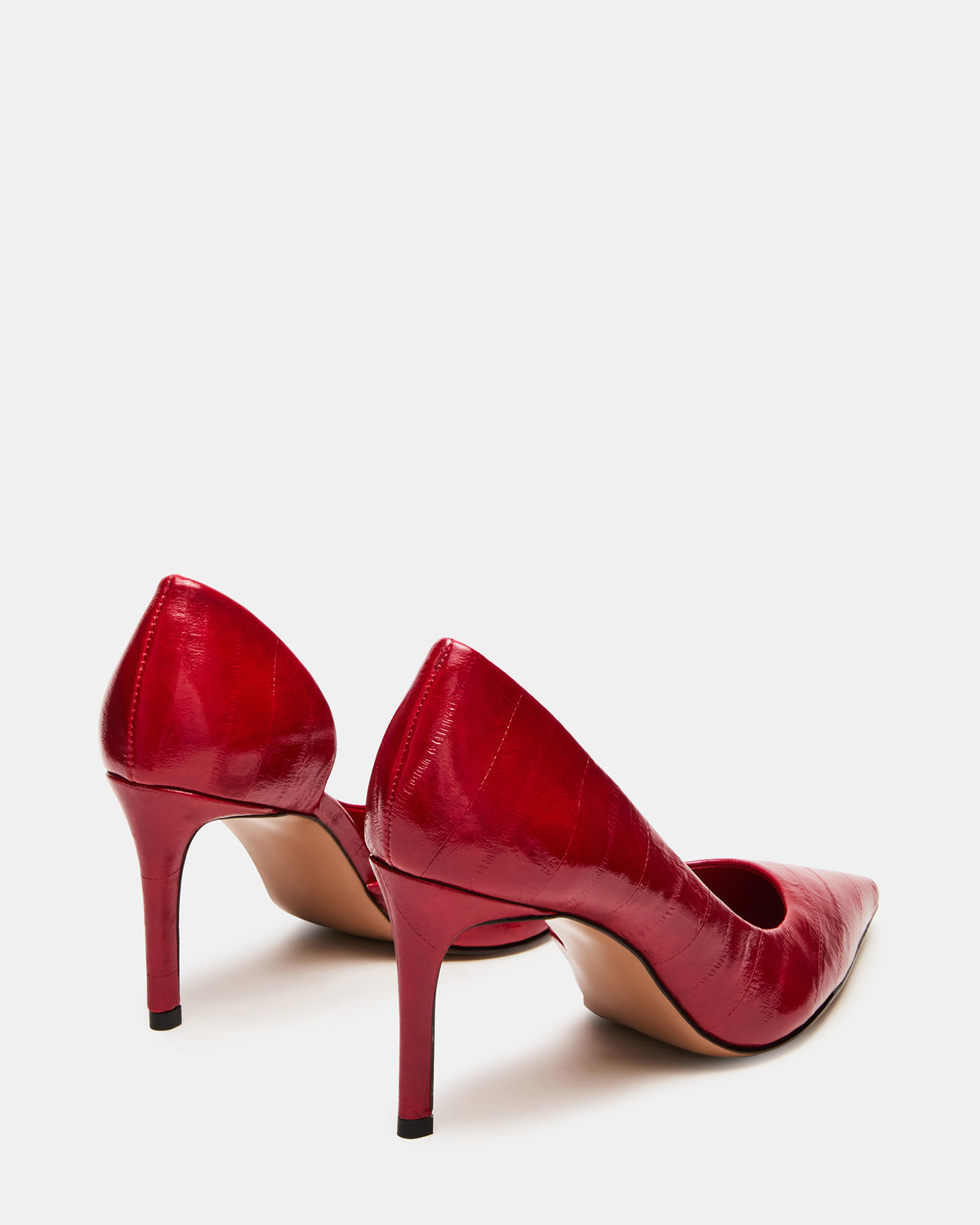 NULA Red Eeel Pointed-Toe Stiletto Pump Women's Heel | Steve Madden