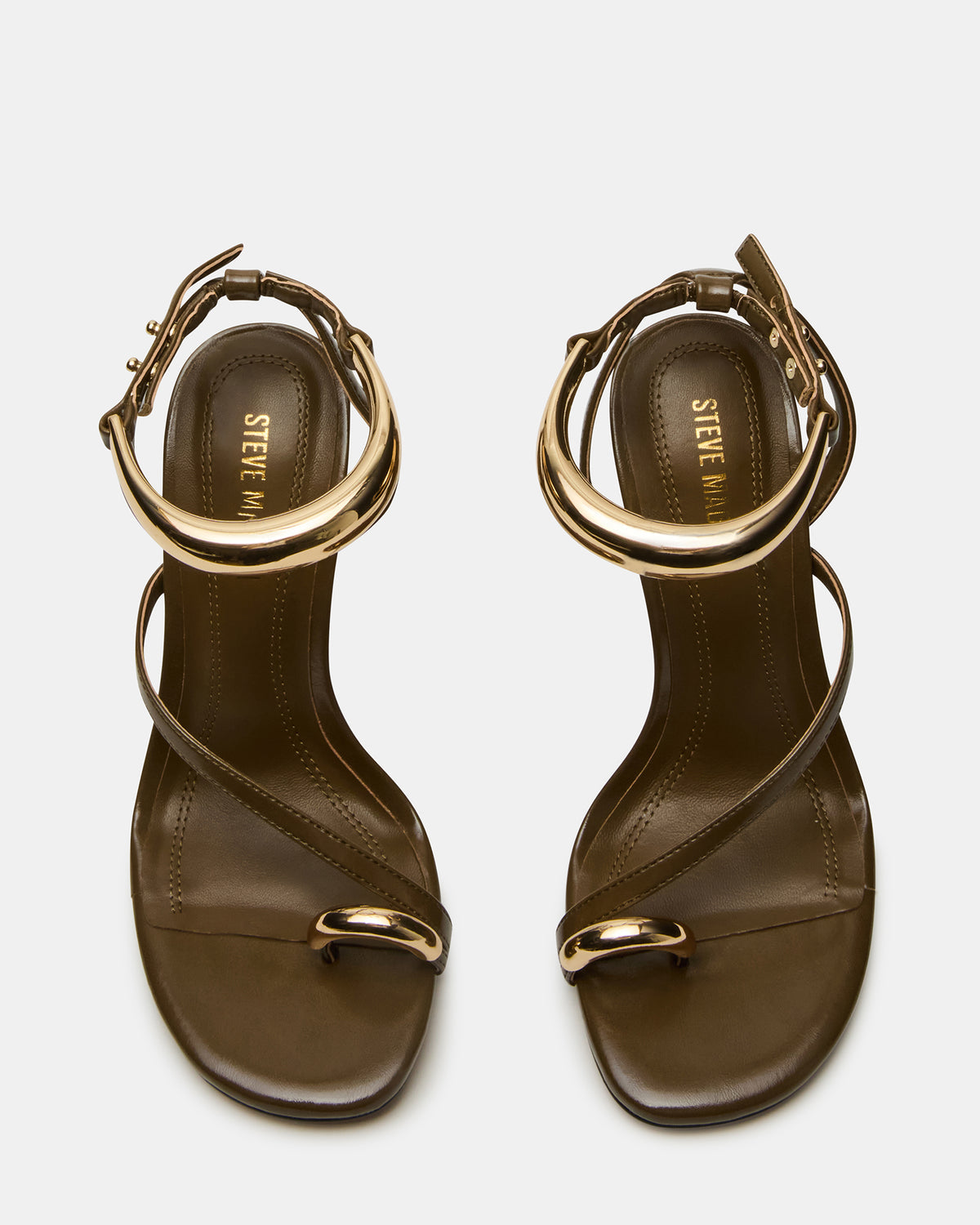 TIA Olive Open-Toe Stiletto Women's Heel | Steve Madden