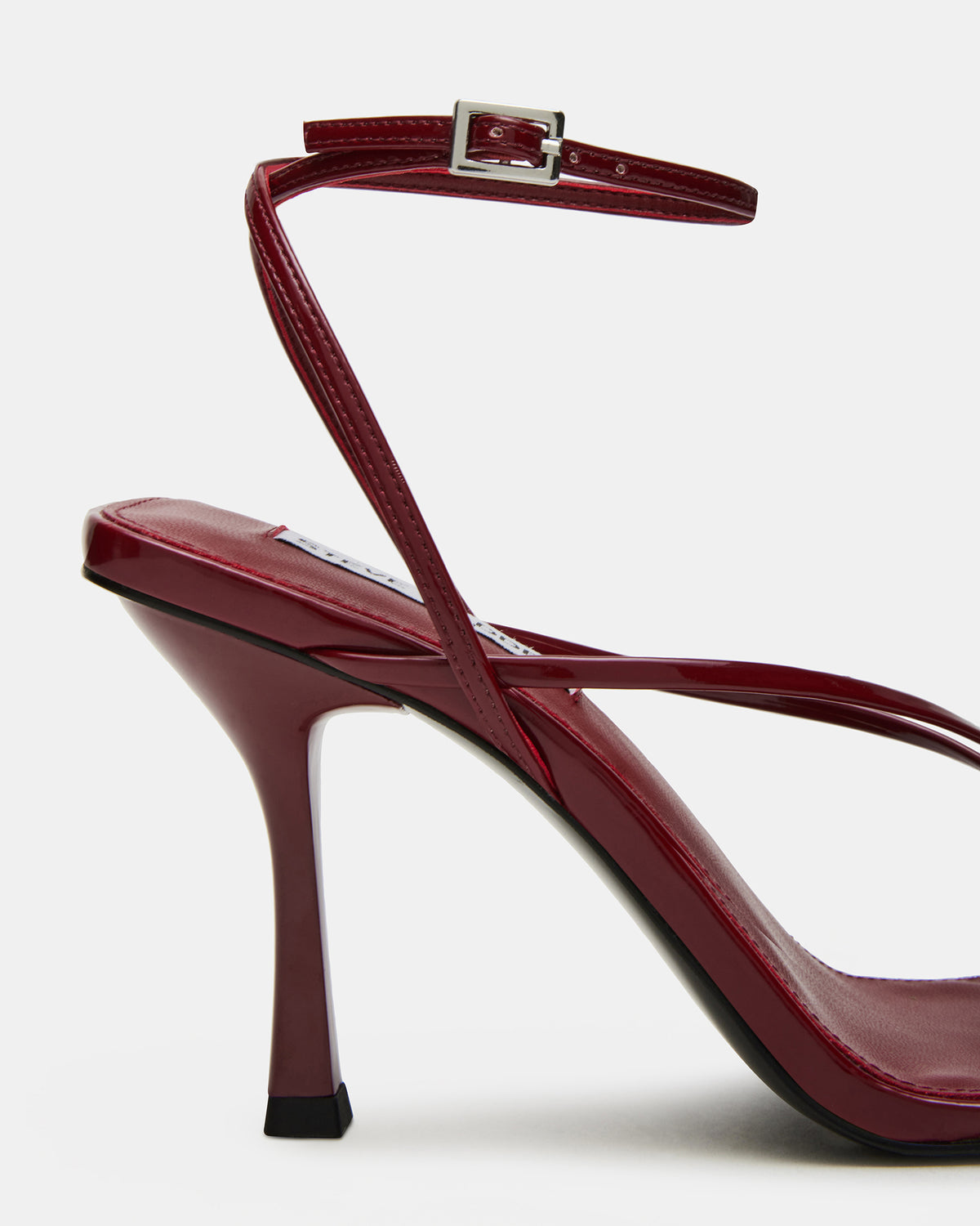 ANNIE Wine Women's Strappy Square Toe Heel | Steve Madden