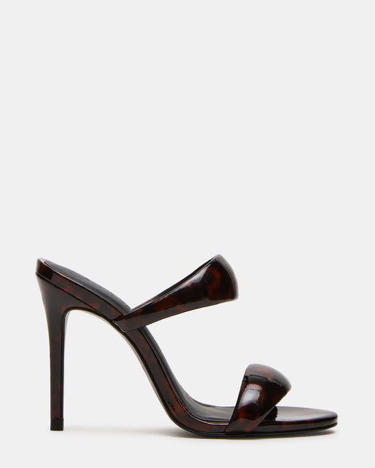 SATURN Tortoise Stiletto Mule Women's Heel | Steve Madden