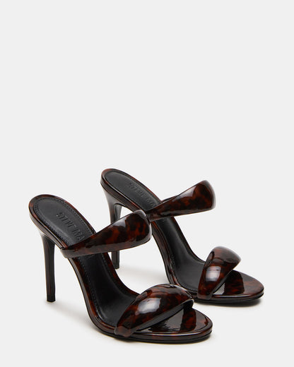 SATURN Tortoise Stiletto Mule Women's Heel | Steve Madden