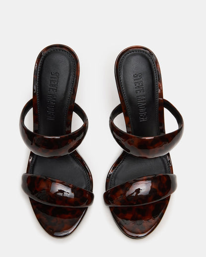 SATURN Tortoise Stiletto Mule Women's Heel | Steve Madden