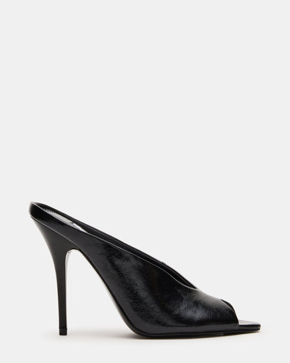 AGAZE Black Peep-Toe Stiletto Women's Heel | Steve Madden