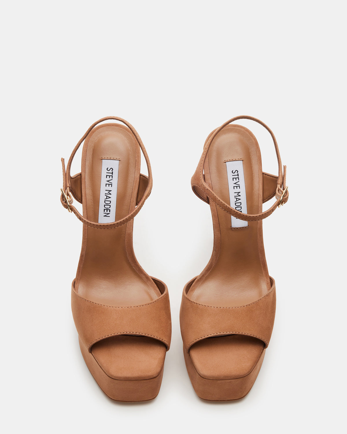 COLOGNE Tan Nubuck Platform Stiletto Women's Heel | Steve Madden
