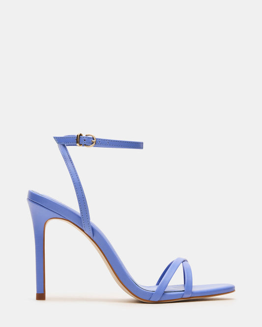 JYPSEY Blue Leather Strappy Stiletto Women's Heel | Steve Madden