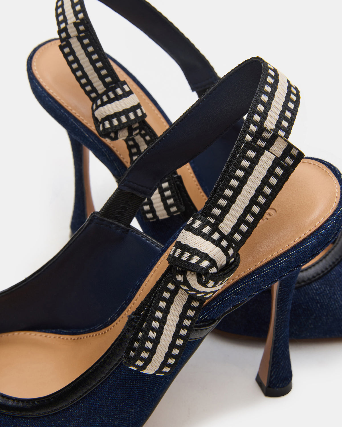 BRI Dark Denim Slingback Pump Women's Heel | Steve Madden
