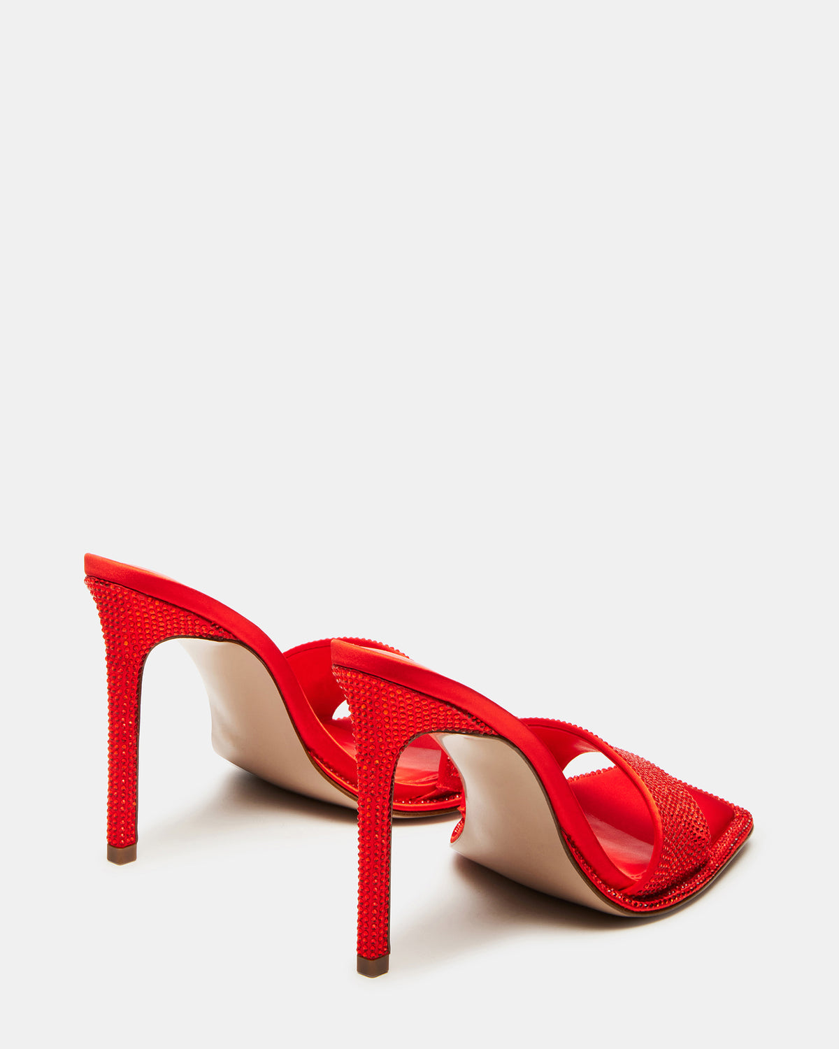 YARA Orange Women's Square-Toe Mule Heel | Steve Madden