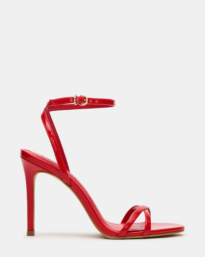 JYPSEY Red Patent Strappy Stiletto Women's Heel | Steve Madden