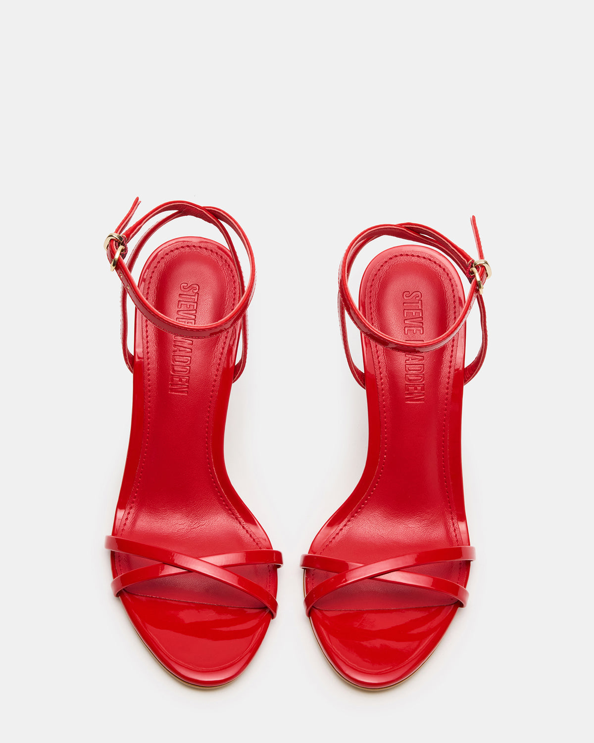 JYPSEY Red Patent Strappy Stiletto Women's Heel | Steve Madden