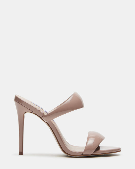 SATURN Blush Patent Stiletto Mule Women's Heel | Steve Madden