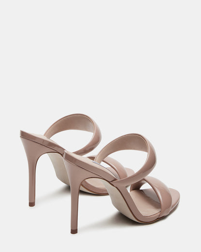SATURN Blush Patent Stiletto Mule Women's Heel | Steve Madden