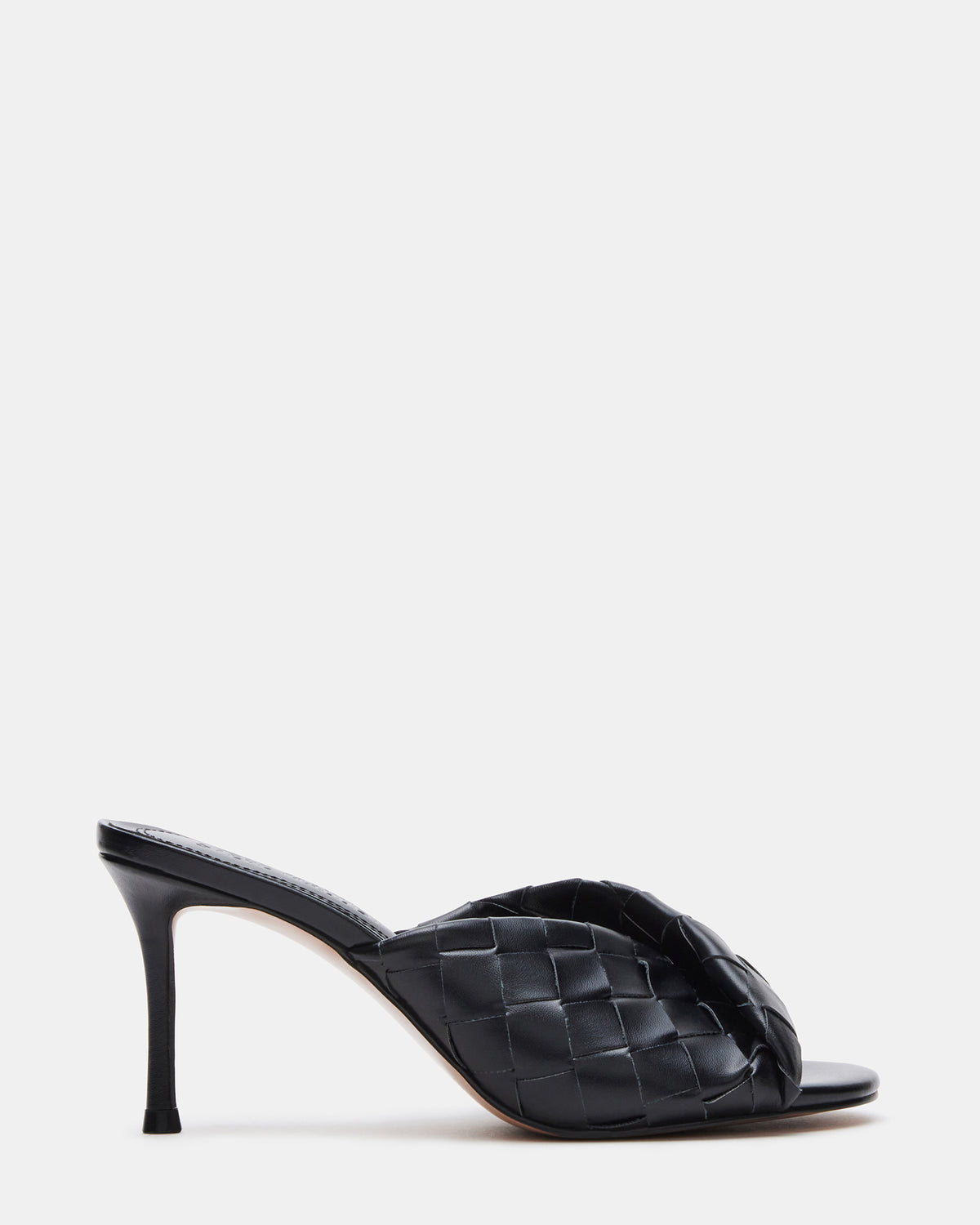 KOUTURE Black Stiletto Mule Heel | Women's Heels | Steve Madden