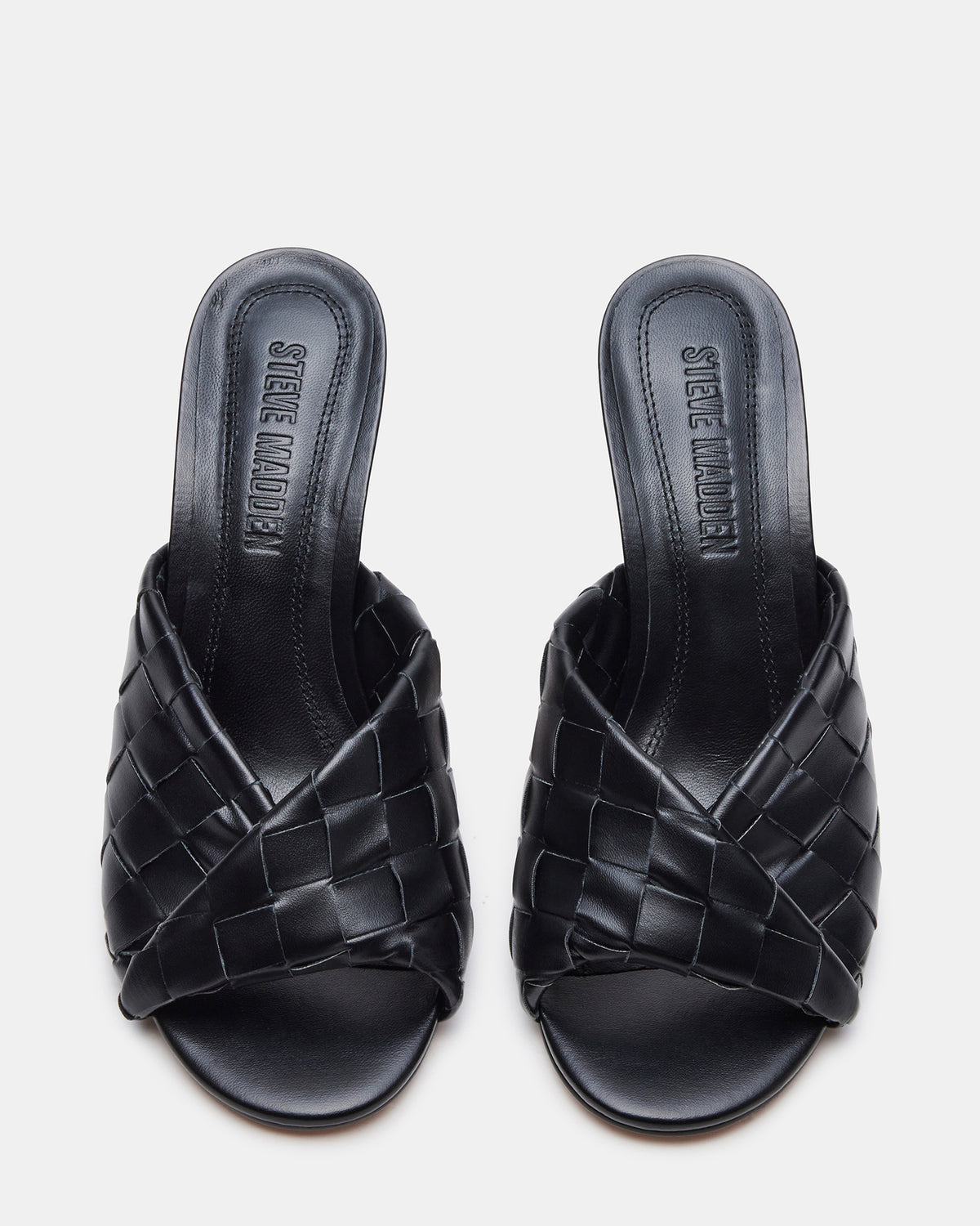 KOUTURE Black Stiletto Mule Heel | Women's Heels | Steve Madden