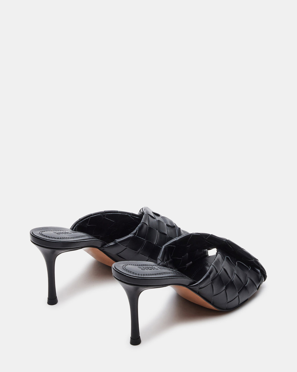 KOUTURE Black Stiletto Mule Heel | Women's Heels | Steve Madden