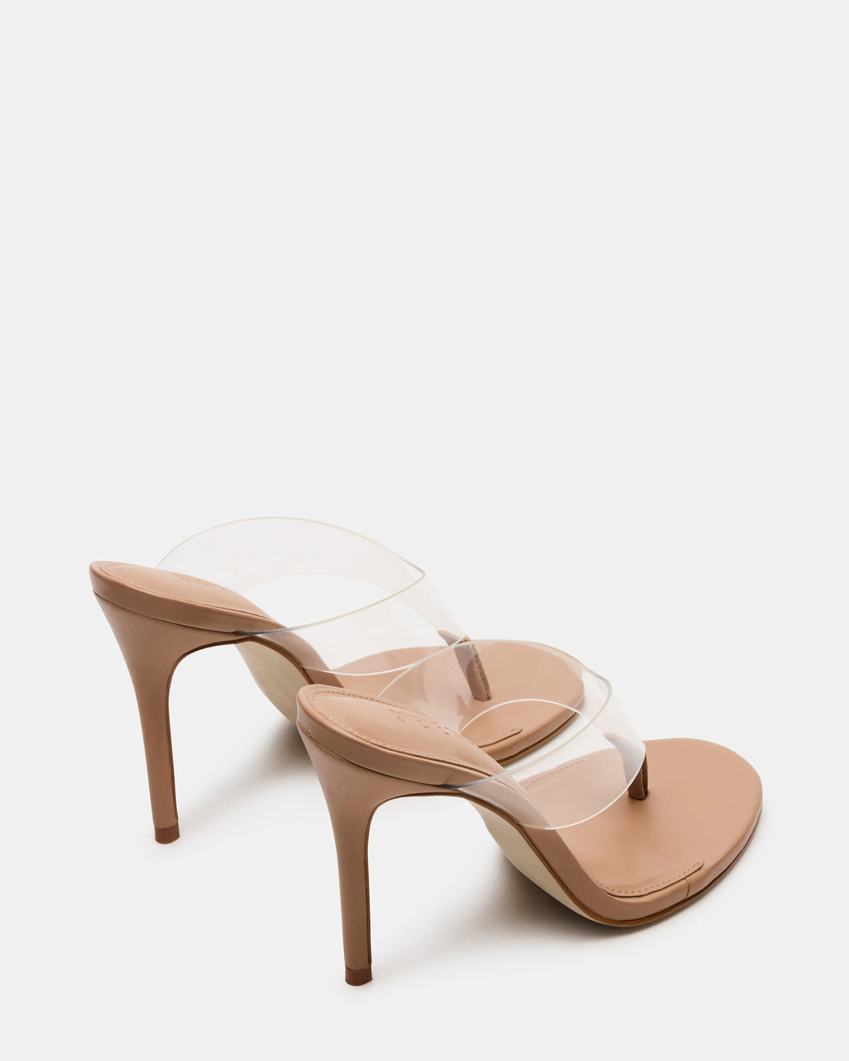 SABINE Clear Thong Mule Heel Women's Heel | Steve Madden