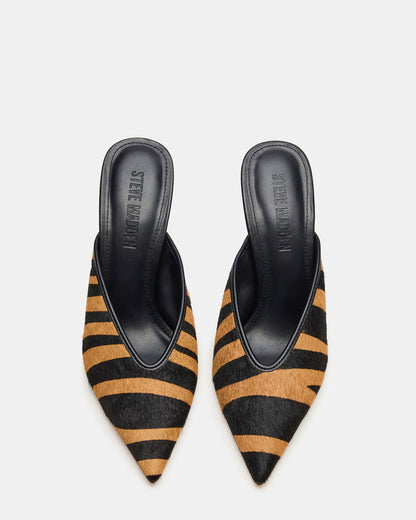 LITA Tiger Pointed-Toe Mule Pump Women's Heel | Steve Madden
