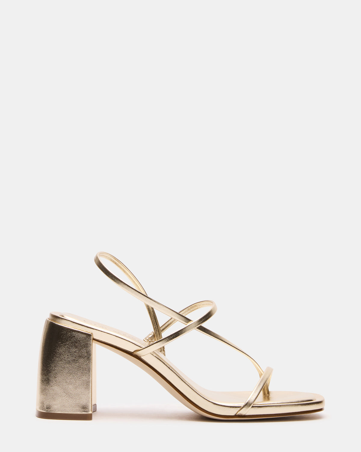 DIORA Gold Women's Strappy Square-Toe Heel | Steve Madden
