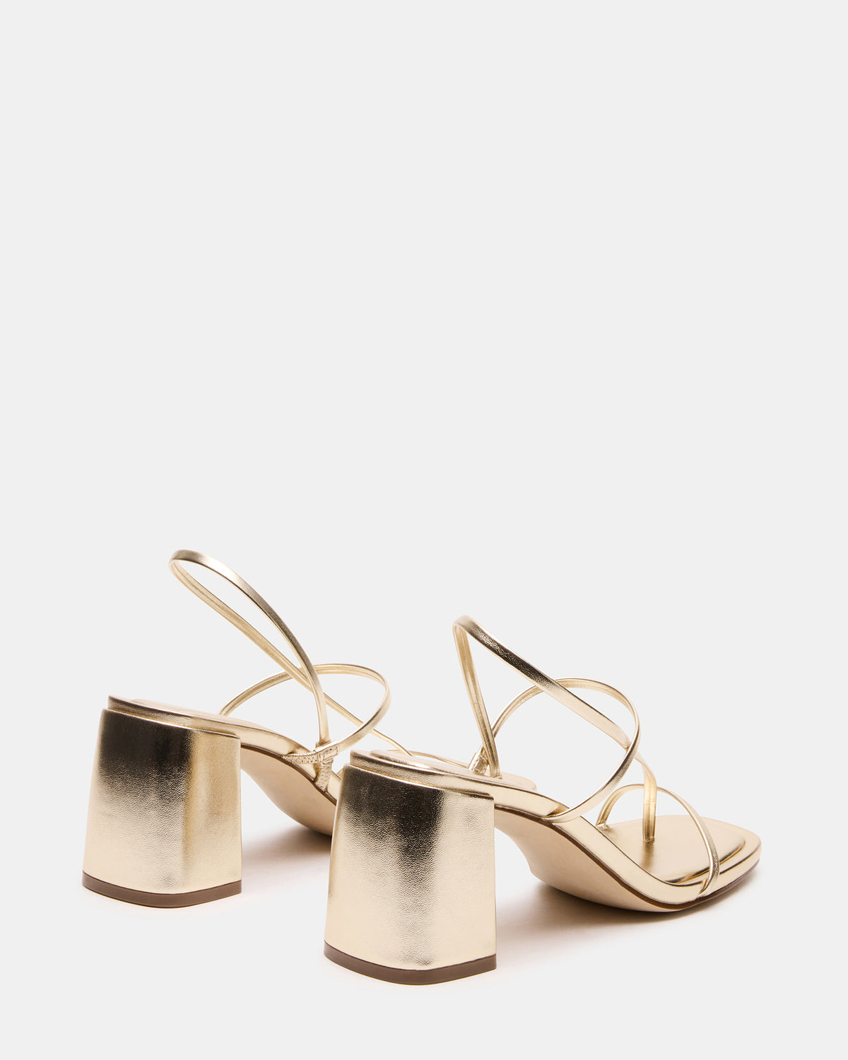 DIORA Gold Women's Strappy Square-Toe Heel | Steve Madden
