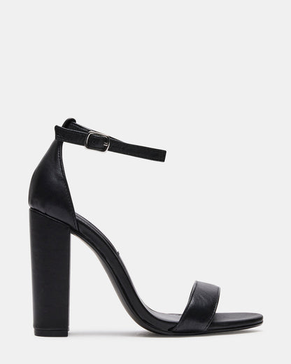 CARRSON Black Leather Women's Heel | Steve Madden