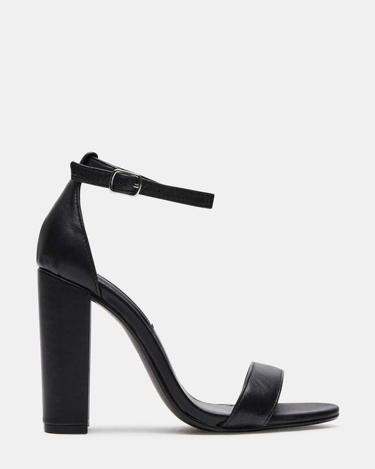 CARRSON Black Leather Women's Heel | Steve Madden