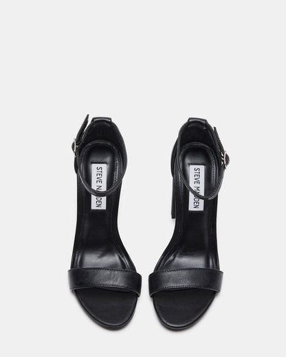 CARRSON Black Leather Women's Heel | Steve Madden